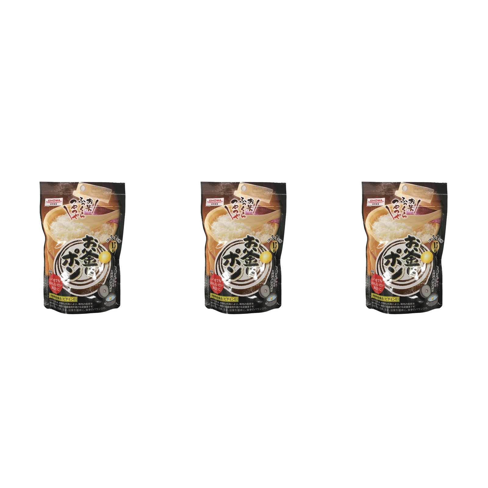 昭和産業 お釜にポン 15粒×3個 ビタミンE 炊飯用 サプリメント 米 健康維持
