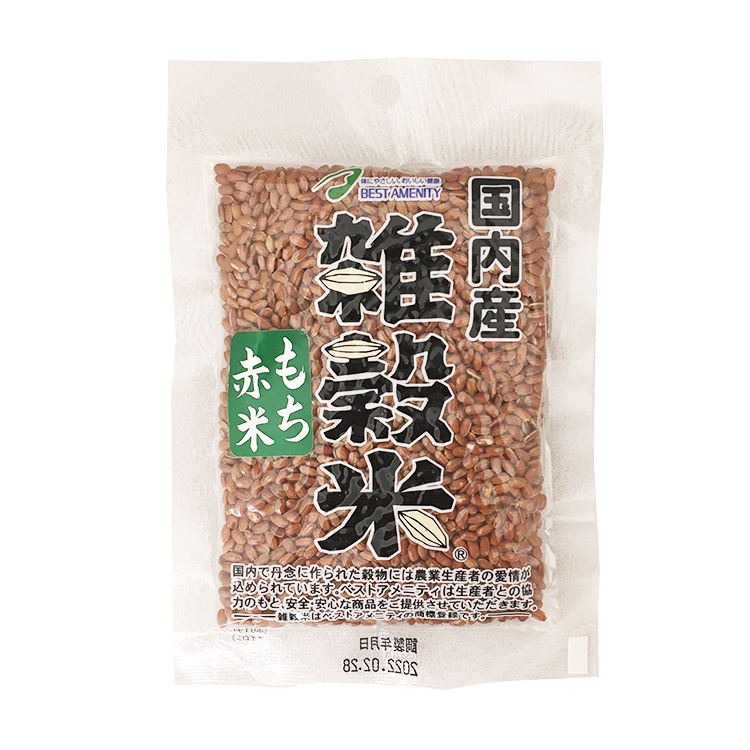 ベストアメニティ 国内産雑穀米 もち赤米 70g×1個 赤米 雑穀 小分け 彩り 古代米