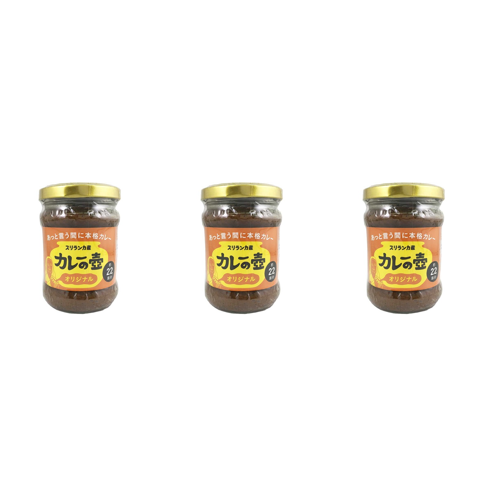 プレス・オールターナティブ カレーの壺 オリジナル 220g×3個 カレーペースト スパイス 料理の素 中辛 調味料
