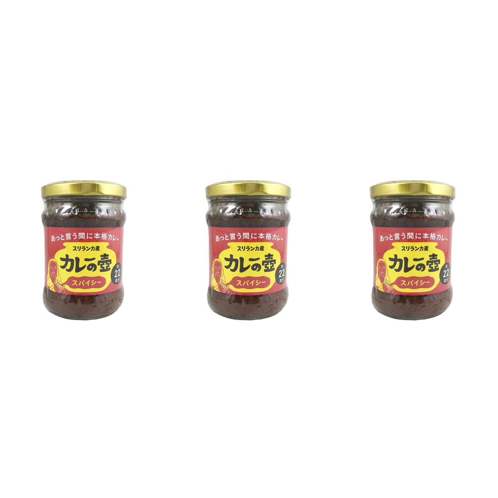 プレス・オールターナティブ カレーの壺 スパイシー 220g×3個 カレーペースト スパイス 料理の素 辛口 調味料