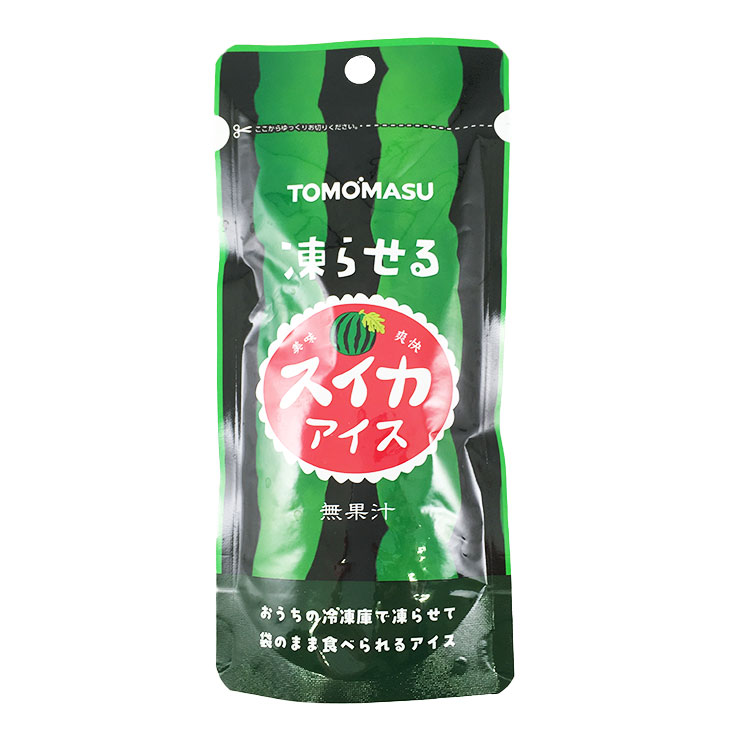 友桝飲料 凍らせる果実アイス スイカ 80g×1個 シャーベット アイス スイカ スイーツ デザート