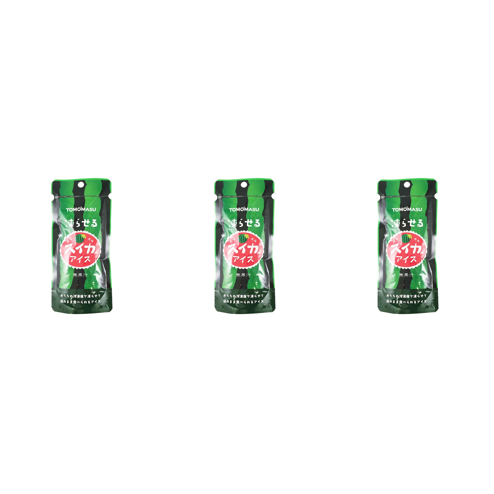 友桝飲料 凍らせる果実アイス スイカ 80g×3個 シャーベット アイス スイカ スイーツ デザート