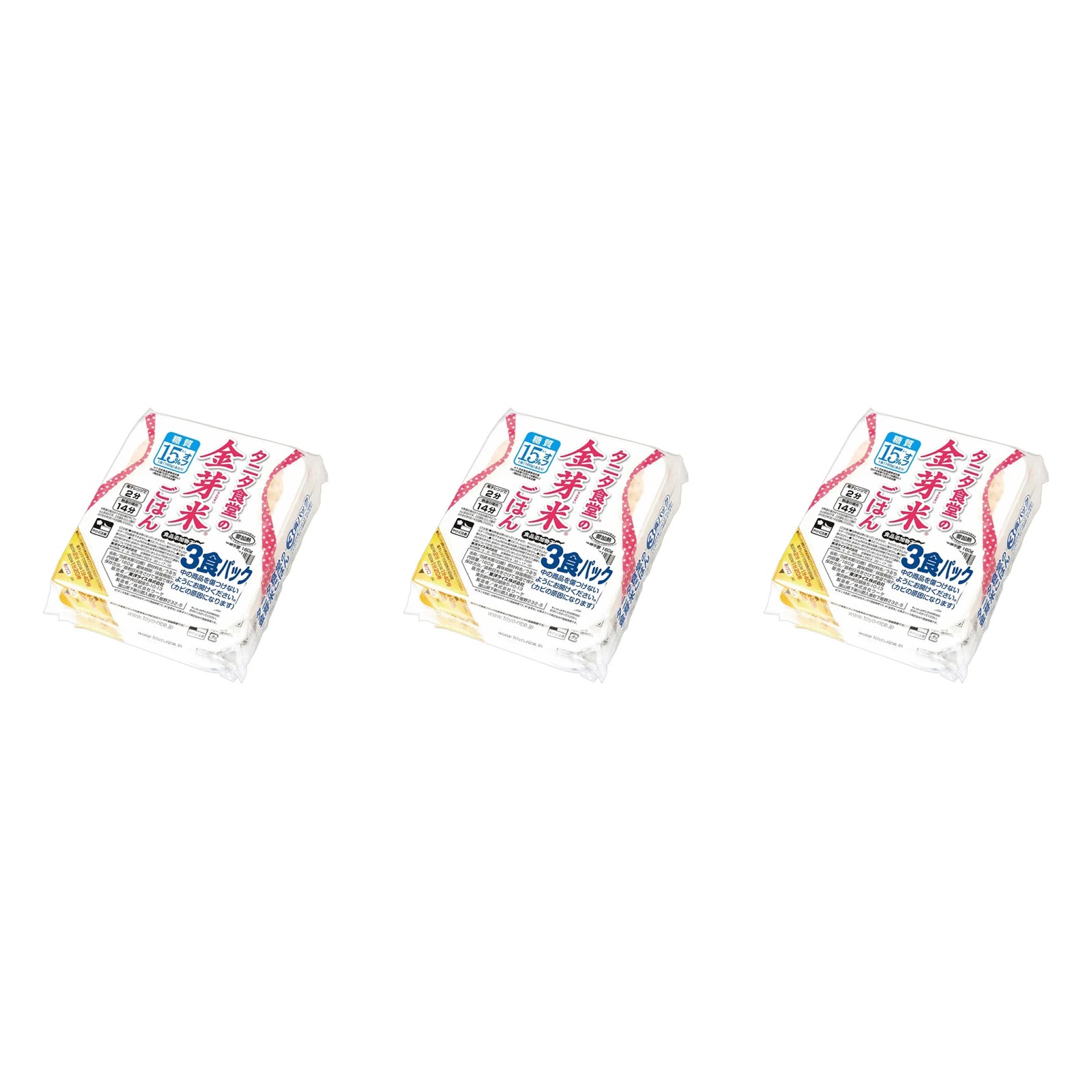 東洋ライス タニタ食堂の金芽米ごはん 160g×3食パック×3個 パックご飯 健康食 ダイエット 備蓄 レトルト