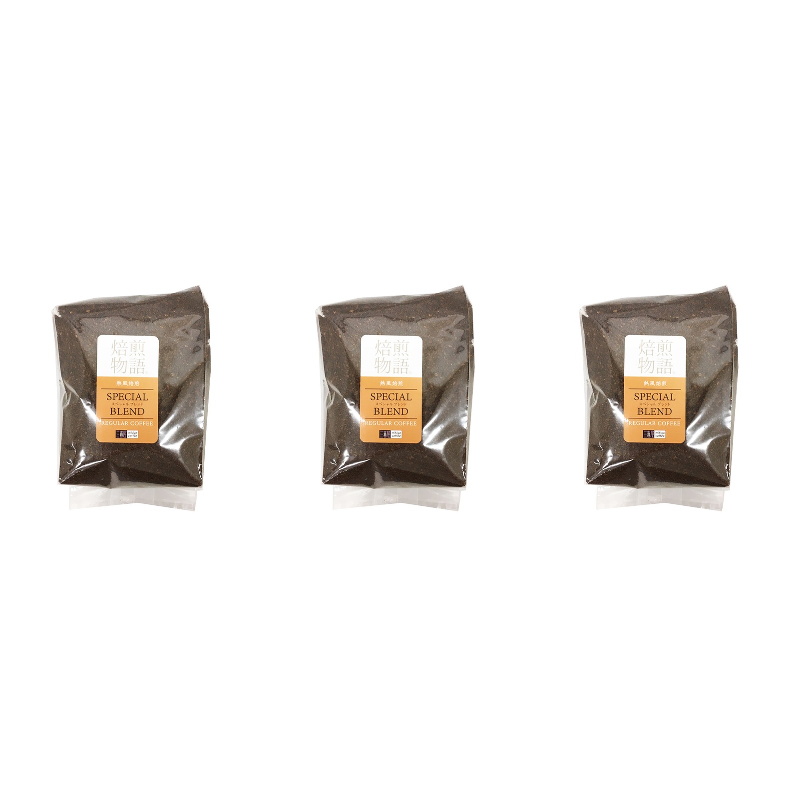三喜屋珈琲 焙煎物語熱風焙煎スペシャルブレンド 360g/中細挽き×3個 珈琲粉 コーヒー 自宅用 詰め合わせ 贈り物