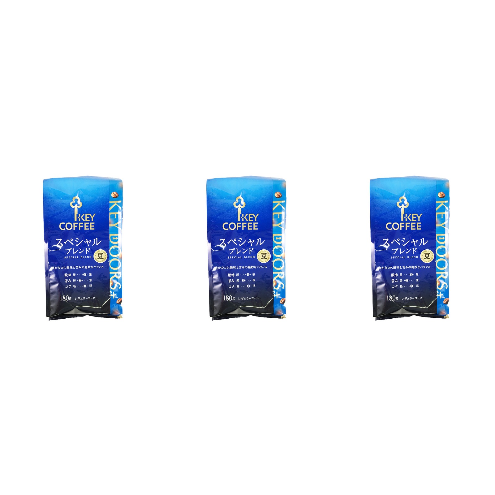 キーコーヒー KEY DOORS＋ スペシャルブレンド (LP) 150g×3個 レギュラーコーヒー 粉 芳醇 詰め替え コク