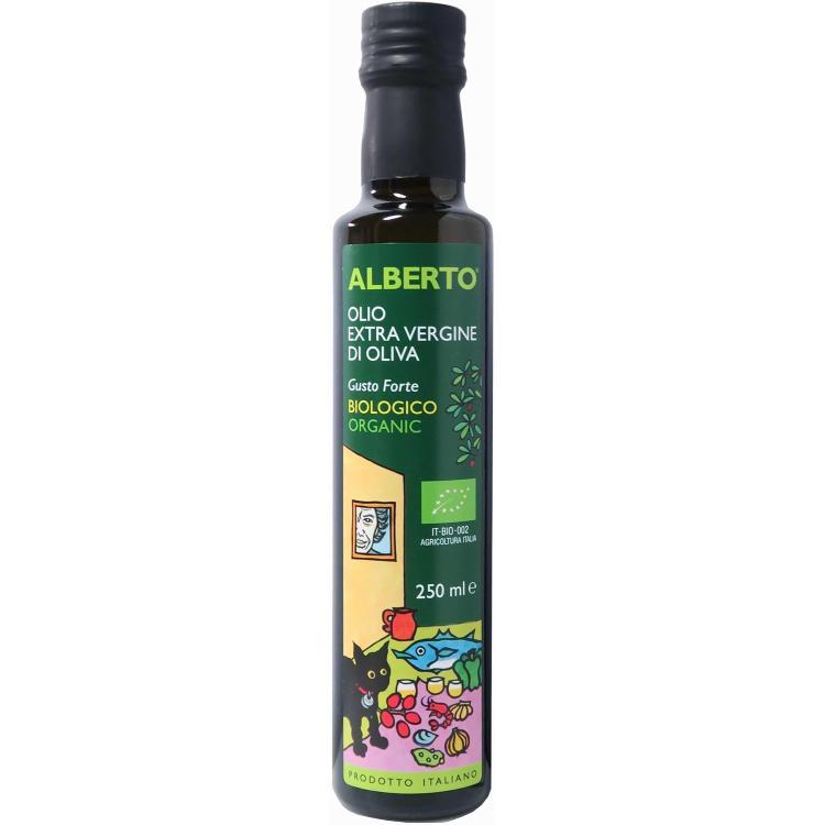 アルベルトさんの有機オリーブオイルグリーンラベル 250ml×1個 オリーブオイル 有機 イタリア 料理 健康
