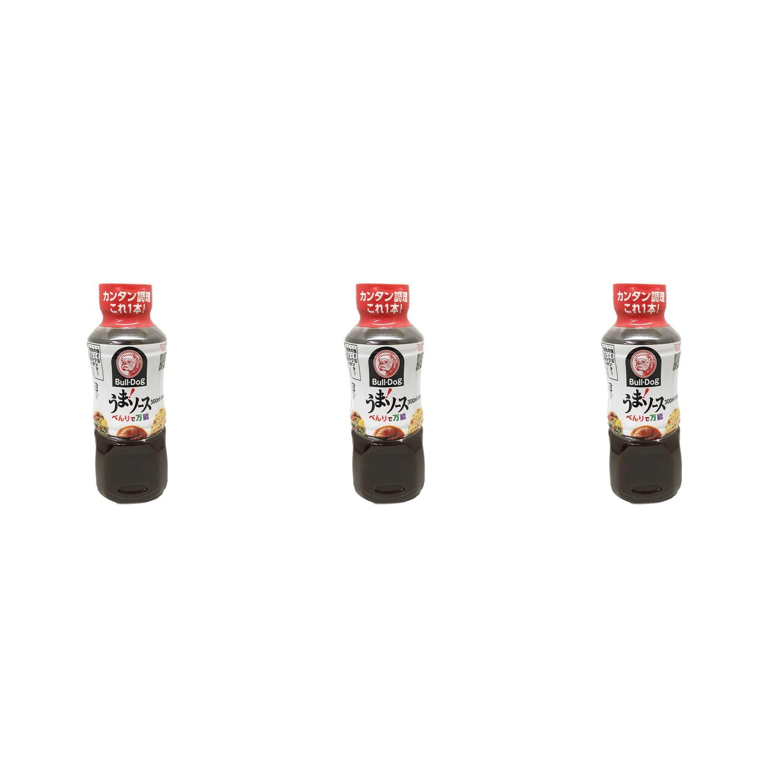 ブルドックソース ブルドック うまソース 300ml×3個 万能ソース 炒め物 料理の素 時短 野菜