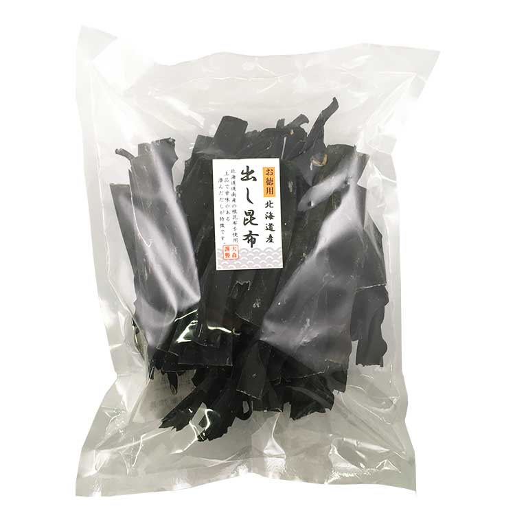 大森産業 お徳用 北海道産出し昆布 200g×1個 出汁 昆布 大容量 料理 乾物