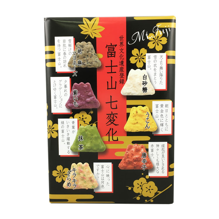 東彰 富士山七変化せんべい 30枚入り×1個 煎餅 お菓子 ギフト 富士山 お土産