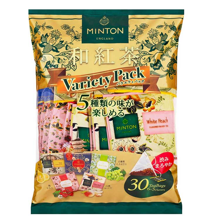 共栄製茶 MINTON 和紅茶 バラエティパック 30P×1個 紅茶 ティーバッグ 詰め合わせ 国産 ティータイム ギフト