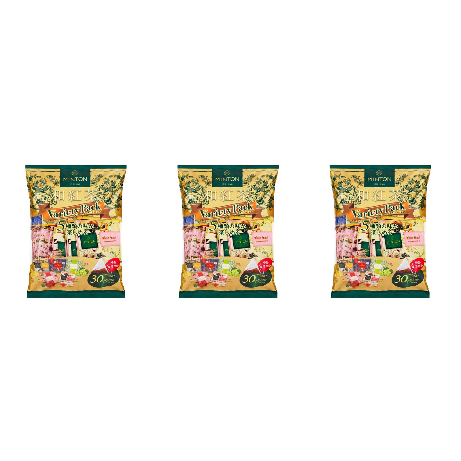 共栄製茶 MINTON 和紅茶 バラエティパック 30P×3個 紅茶 ティーバッグ 詰め合わせ 国産 ティータイム ギフト