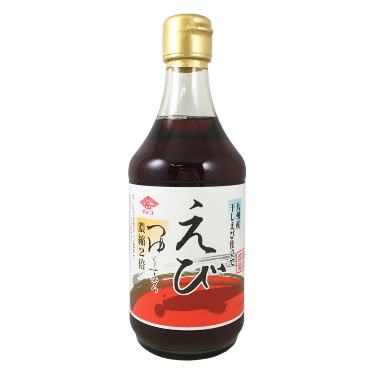 チョーコー醤油 えびつゆ めんつゆ 2倍濃縮 うすいろ 400ml×1個 めんつゆ 濃縮タイプ 海老 出汁 醤油 麺類 調味料