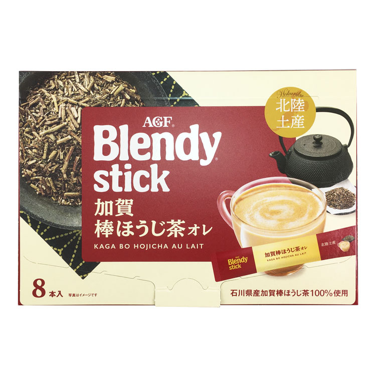 味の素AGF ご当地ブレンディスティック 加賀棒ほうじ茶オレ 8本×1個 インスタント ほうじ茶ラテ 粉末飲料 スティックタイプ