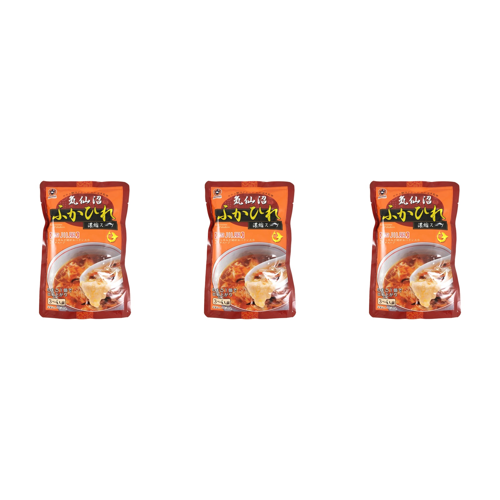 阿部長商店 ふかひれスープ四川風 200g×3個 フカヒレ スープ 中華料理 レトルト 惣菜 贅沢 辛口