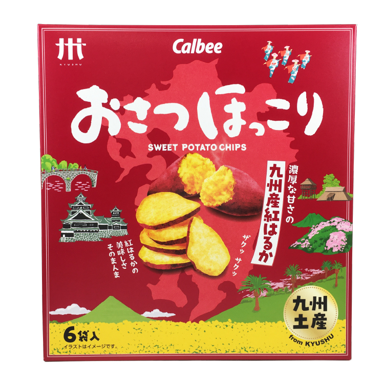 カルビー おさつほっこり 九州産 紅はるか 108g×1個 スナック菓子 さつまいも 九州土産 おやつ デザート