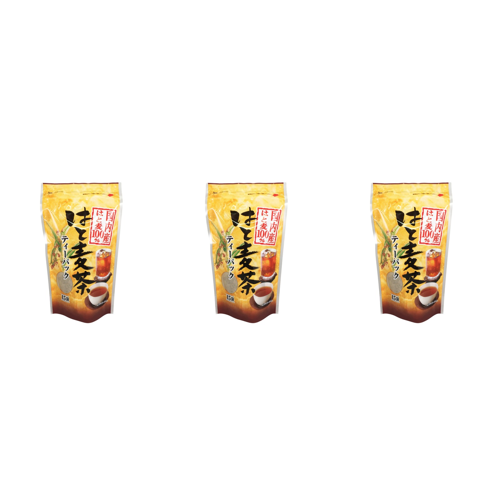 長谷川商店 国内産 はと麦茶ティーパック 120g×3個 はと麦茶 ティーバッグ お茶 健康 飲料 ノンカフェイン 国産