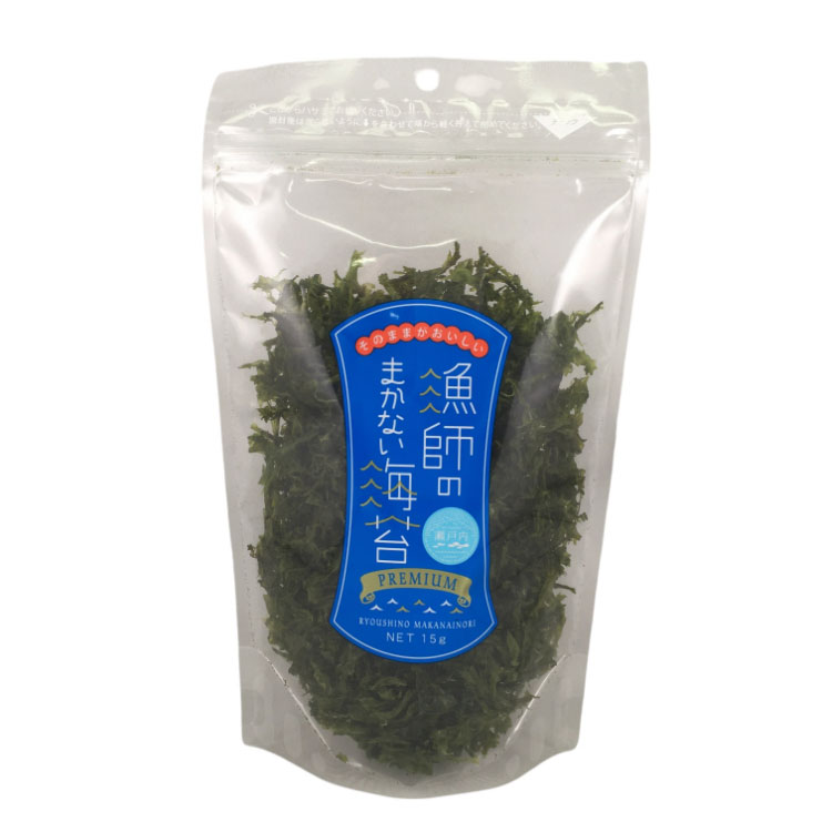 前田屋 漁師のまかない海苔 プレミアム 15g×1個 海苔 ふりかけ 乾物 トッピング 味噌汁 おつまみ 贅沢