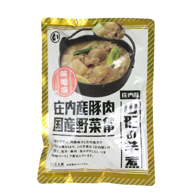 まるい食品 山形の芋煮(味噌味) 320g×1個 芋煮 郷土料理 山形名物 レトルト 惣菜 里芋 汁物
