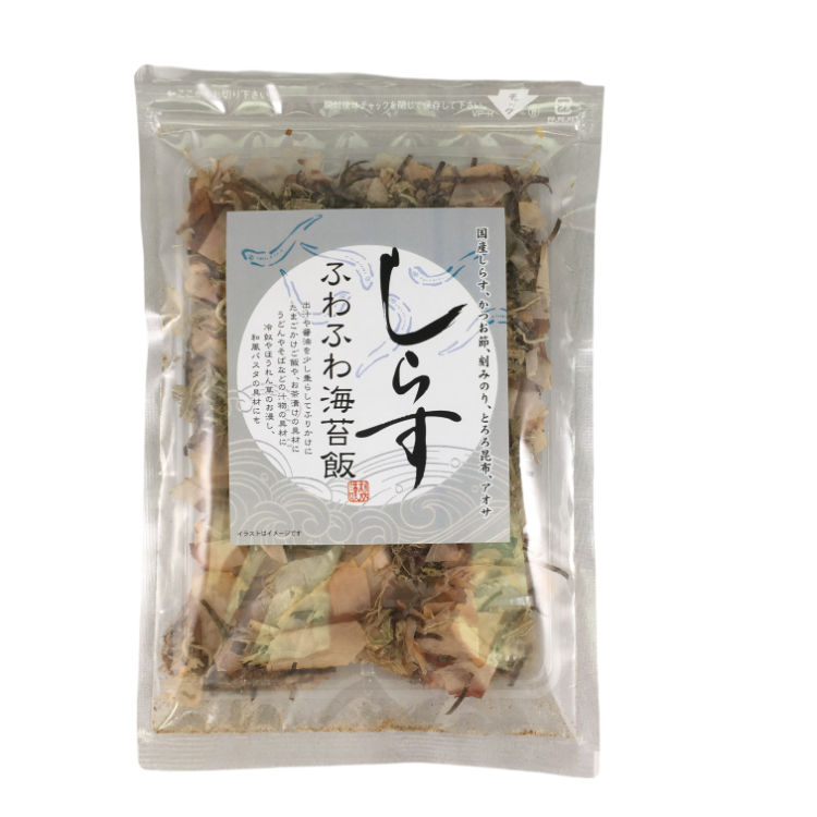 ハヤシ食品工業 しらす ふわふわ海苔飯 20g×1個 ふりかけ シラス 魚介 海苔 ご飯のお供 お弁当 贅沢