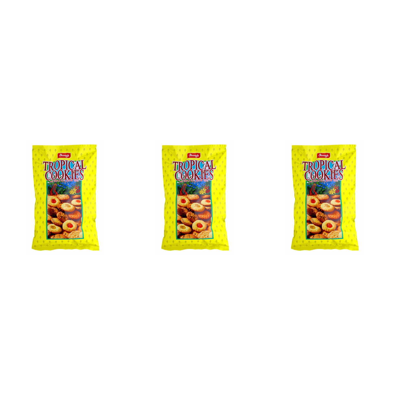ジミー クッキートロピカルパック 300g(2枚×10袋入)×3個 クッキー 焼き菓子 沖縄土産 詰め合わせ 洋菓子 ギフト おやつ