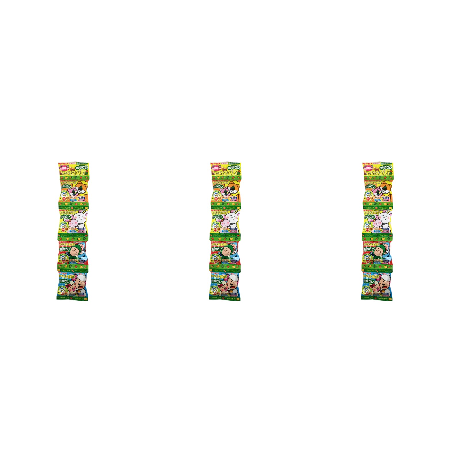 ギンビス たべっ子BABY おやさい 4連 14g×4袋×3個 ビスケット 幼児食 ベビーフード おやつ 野菜 詰め合わせ 小分け