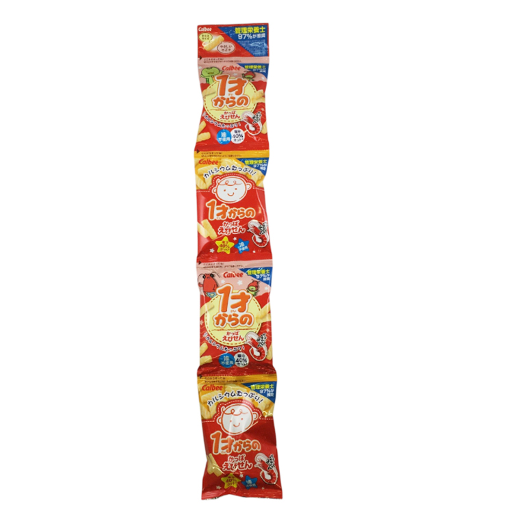 カルビー 1才からのかっぱえびせん 4連 8g×4袋×1個 スナック菓子 幼児食 ベビーフード おやつ 海老 詰め合わせ