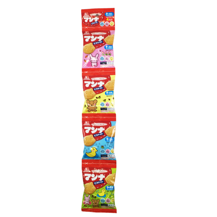 森永製菓 マンナビスケットおやつパック 4連 13g×4袋×1個 ビスケット 幼児食 ベビーフード おやつ 詰め合わせ 小分け 菓子