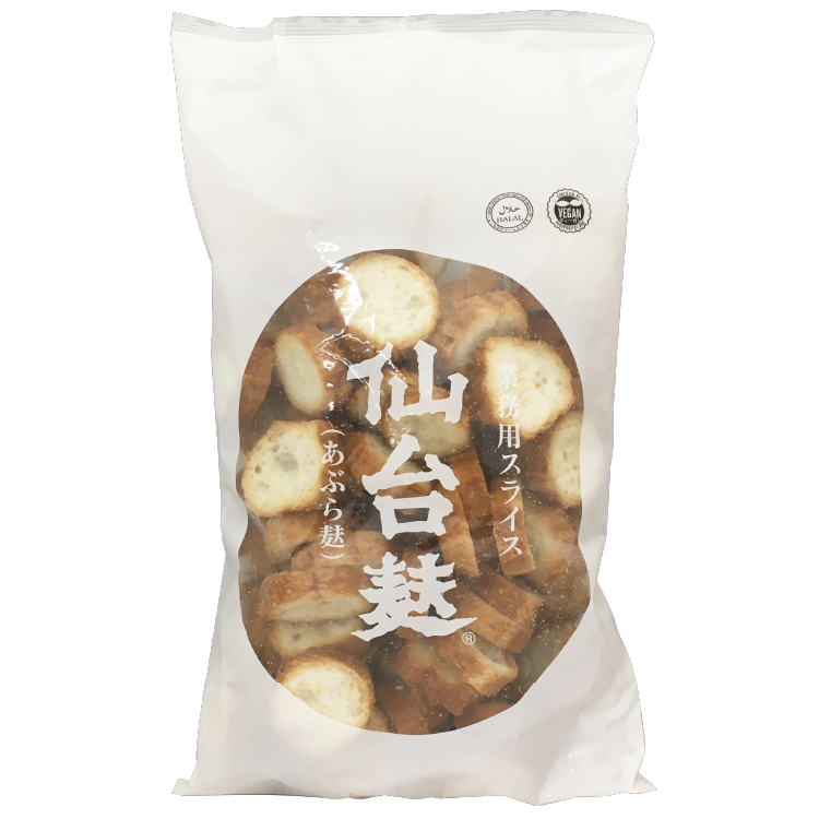 北海道漁業協同組合連合会 仙台麸 業務用スライス 250g×1個 油麩 乾物 煮物 汁物 大容量 郷土料理 登米市