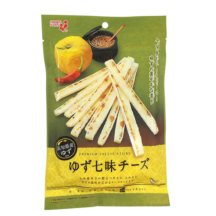 井上食品 ゆず七味チーズ 43g×1個 おつまみ チーズ 柚子 七味 珍味 酒の肴 辛口