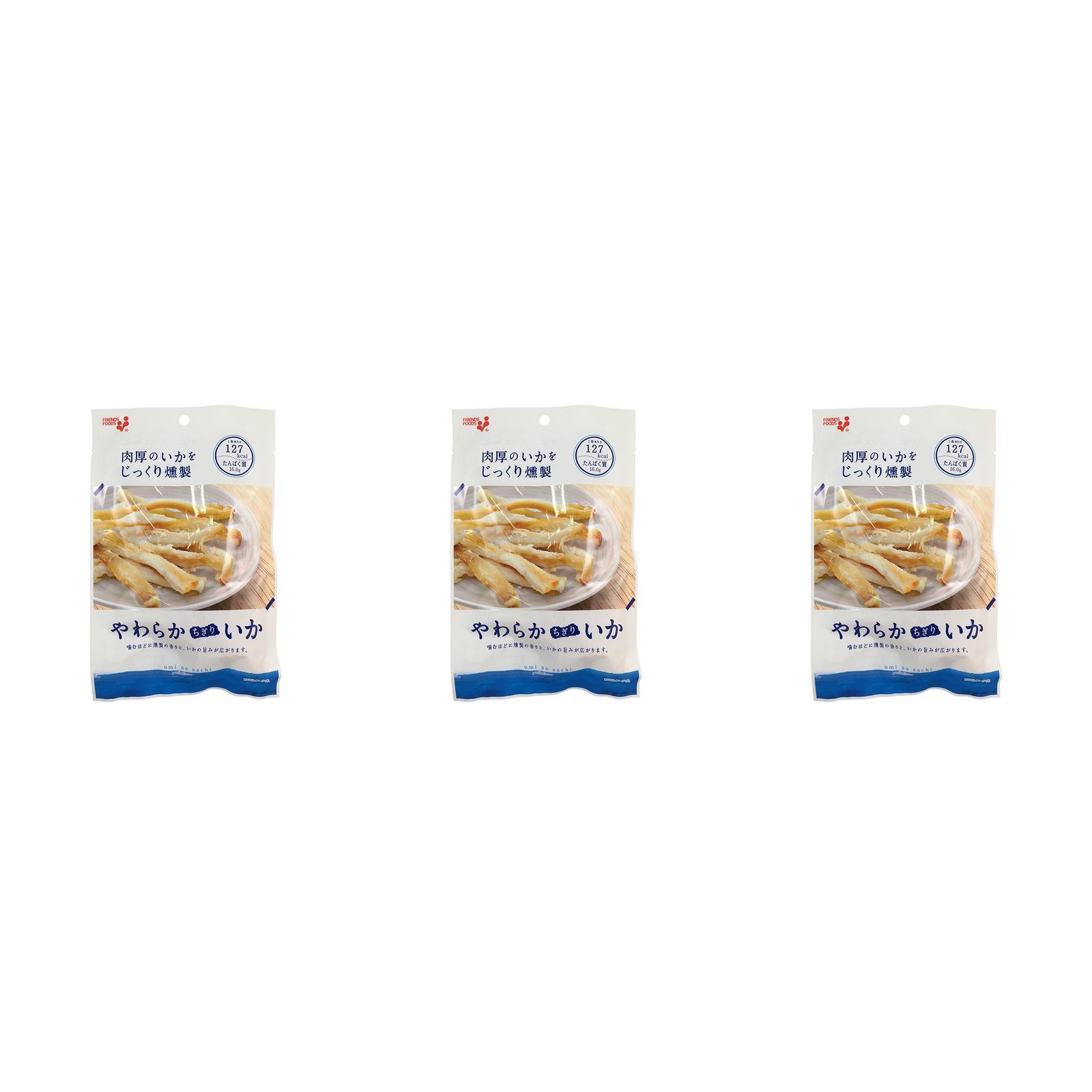 井上食品 やわらかちぎりいか 48g×3個 おつまみ いか 珍味 酒の肴 乾物 魚介類 惣菜