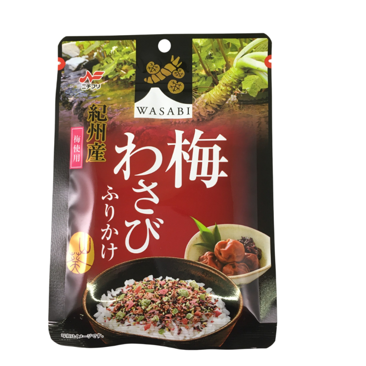 ニチフリ食品 梅わさびふりかけ 35g×1個 ふりかけ 梅 わさび 白米 お弁当 辛味 調味料