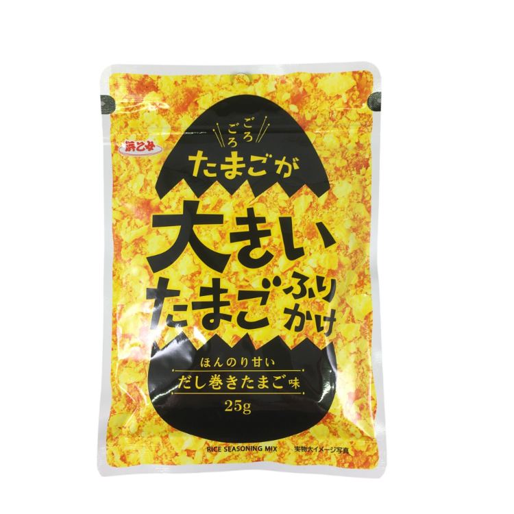 浜乙女 たまごが大きいたまごふりかけ 25g×1個 ふりかけ 卵 子供向け 甘口 朝食 具だくさん ご飯のお供