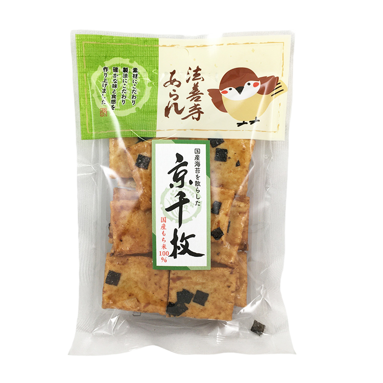 法善寺あられ ふくめちゃんシリーズ 京千枚 45g×1個 あられ おかき 煎餅 おつまみ 詰め合わせ 駄菓子 伝統