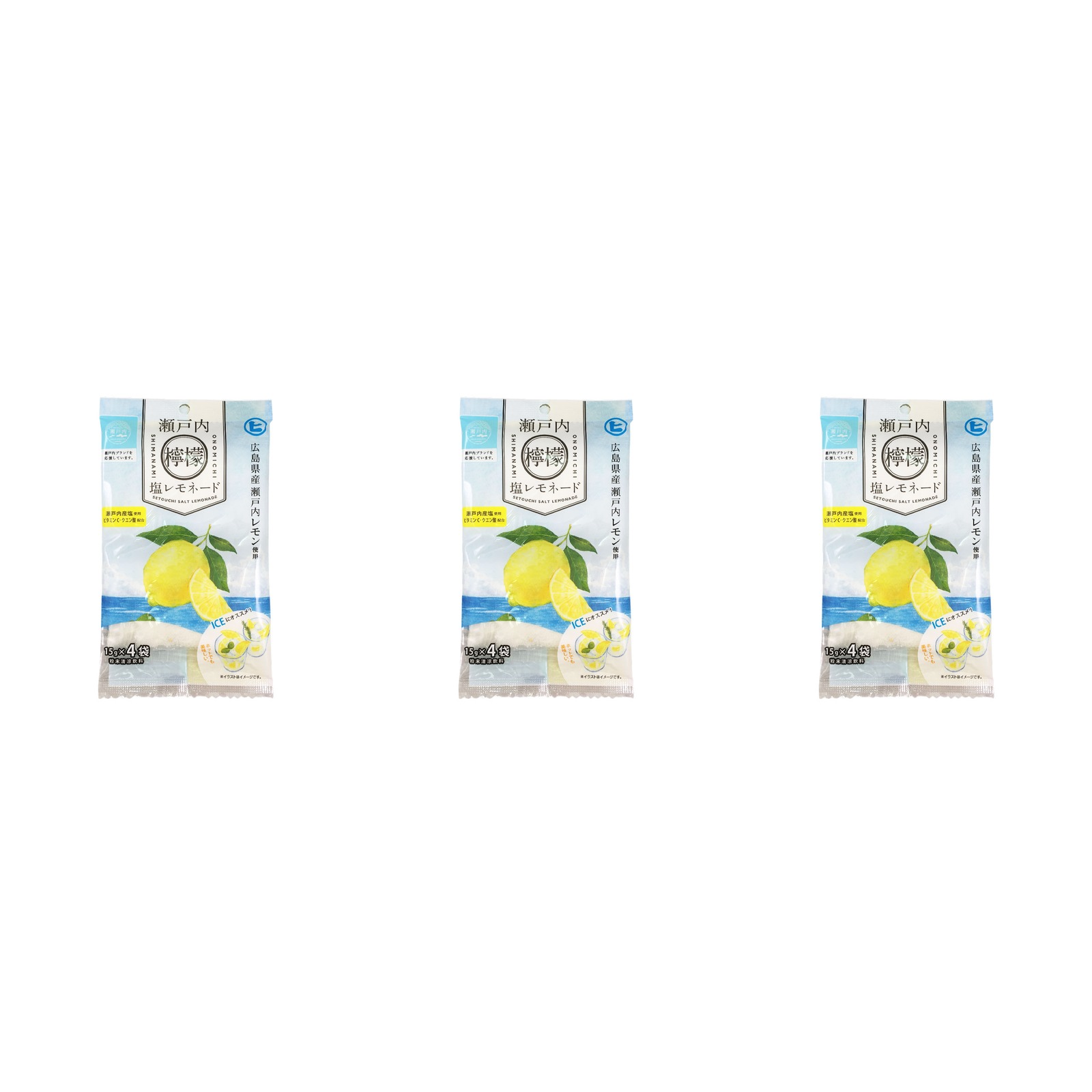 樋口製菓 瀬戸内塩レモネード 60g×3個 レモネード 塩分補給 熱中症対策 瀬戸内 レモン 爽やか 夏