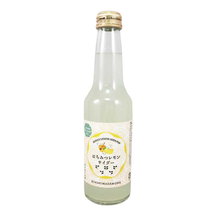 キンシ正宗 はちみつレモンサイダー 250ml×1個 はちみつ レモン 炭酸 爽やか 飲み物 リフレッシュ 瓶