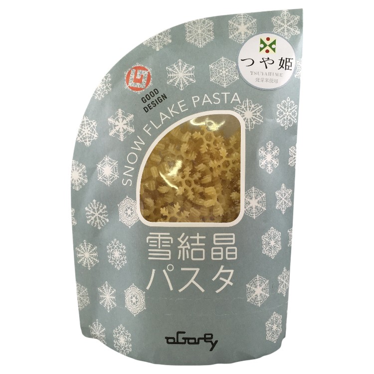 玉谷製麺所 雪結晶パスタ 100g×1個 ショートパスタ 雪の華 形 デコレーション サラダ 料理 贈り物
