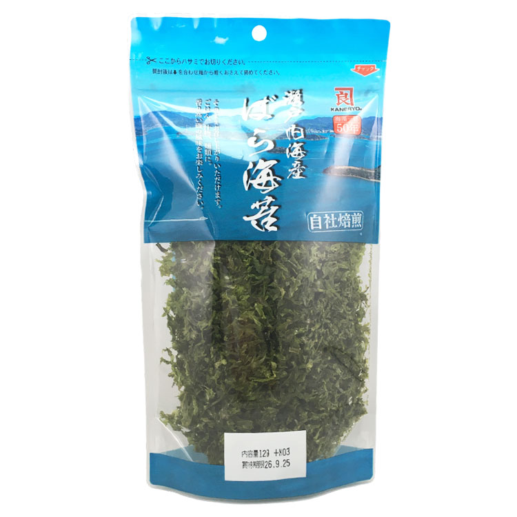 カネリョウ海藻 瀬戸内海産ばら海苔 12g×1個 海苔 乾物 味噌汁の具 料理材料 トッピング 詰め合わせ 瀬戸内
