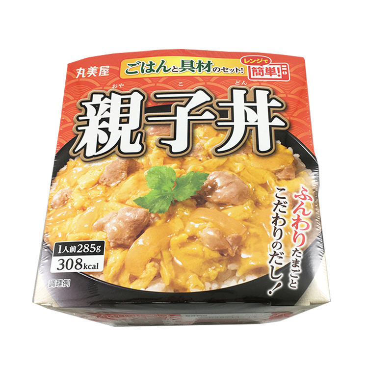 丸美屋 親子丼 ごはん付き 285g(ごはん160g、具材125g)×1個 鶏たまご 和食 出汁 チンするだけ 独り暮らし 買い置き 定番