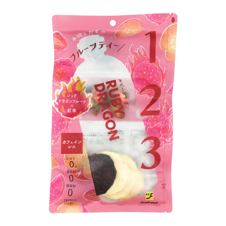 レビテーションエンジニアリング フルーツティー ルビードラゴン 30g×1個 ドラゴンフルーツ 南国 鮮やか ティーブレイク ティータイム