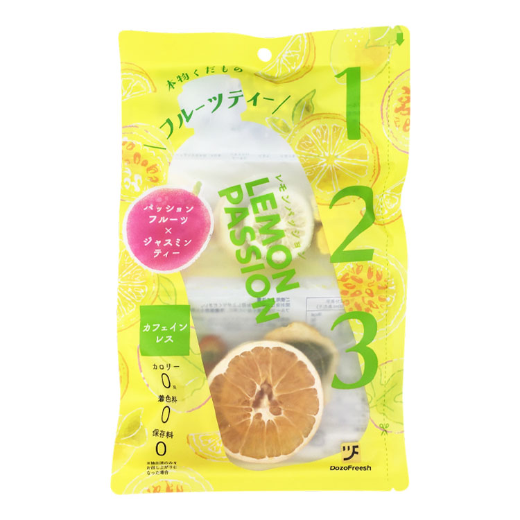レビテーションエンジニアリング フルーツティー レモンパッション 33g×1個 柑橘 パッションフルーツ 爽やか ビタミン 夏 ティーバッグ