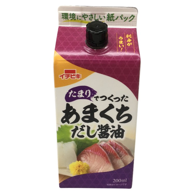 イチビキ たまりでつくったあまくちだし醤油 200ml×1個 だし醤油 たまり 甘口 煮物 麺類 卓上 調味料