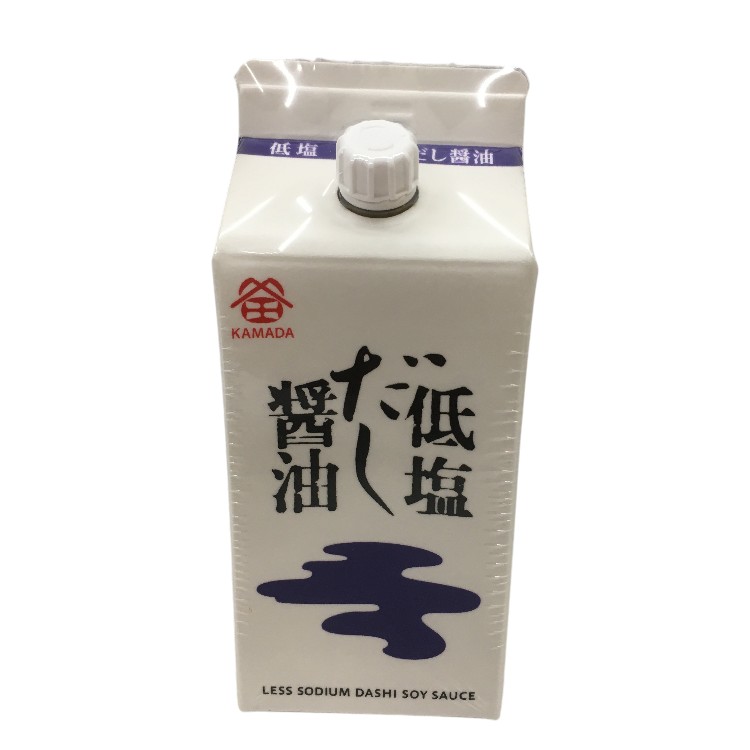鎌田醤油 低塩だし醤油 200ml×1個 だし醤油 減塩 煮物 麺類 卓上 旨味 調味料