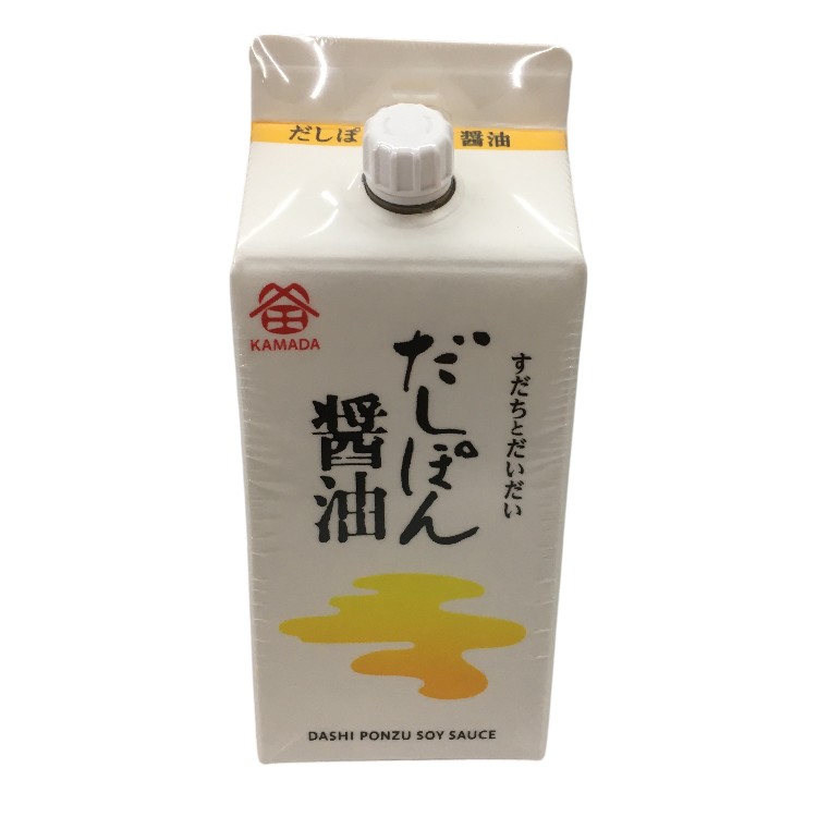 鎌田醤油 だしぽん醤油 (すだちとだいだい) 200ml×1個 ぽん酢 柑橘 だし 鍋 豆腐 卓上 調味料