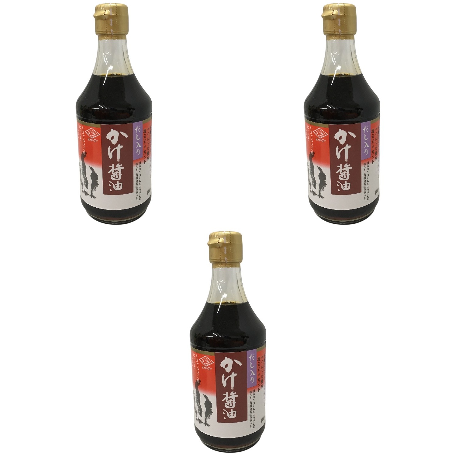 チョーコー醤油 チョーコー だし入り かけ醤油 400ml×3個 だし醤油 煮物 麺類 料理 旨味 卓上 調味料