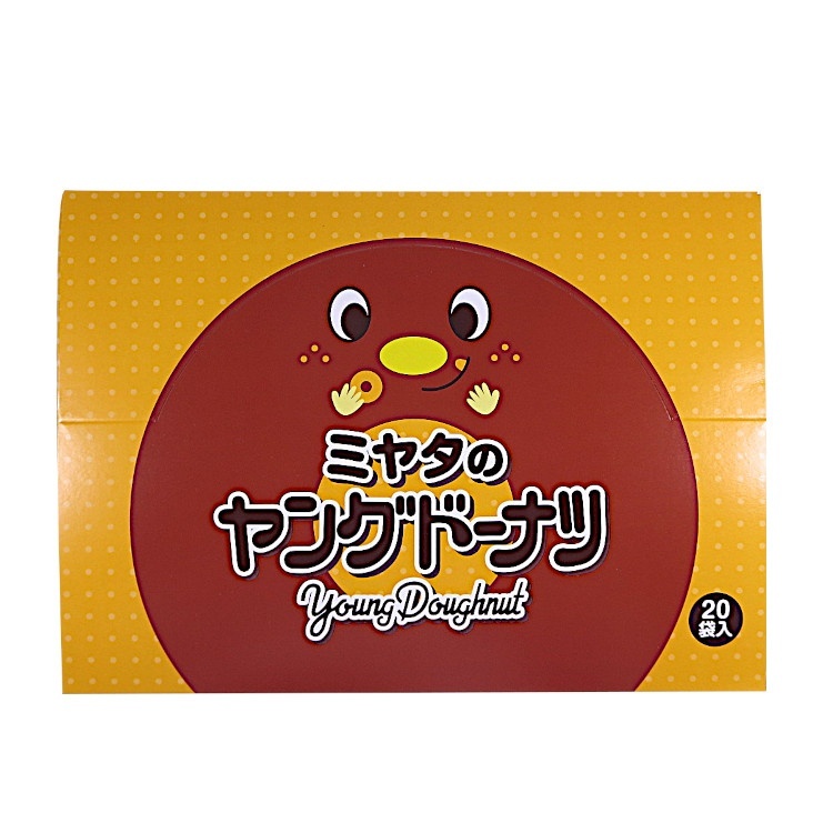 宮田製菓 ミヤタのヤングドーナツ 4個×20袋×1個 ドーナツ お菓子 スナック 個包装 駄菓子 贈り物 詰め合わせ