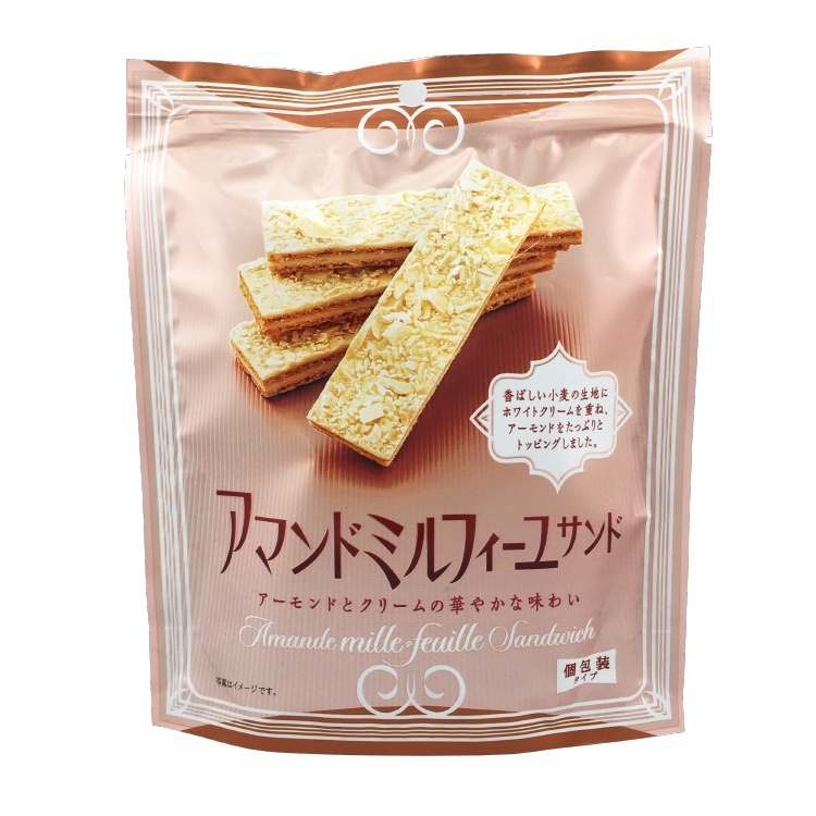 MDホールディングス アマンドミルフィーユサンド 7本×1個 焼き菓子 おやつ デザート 贈り物 個包装 ティータイム 菓子