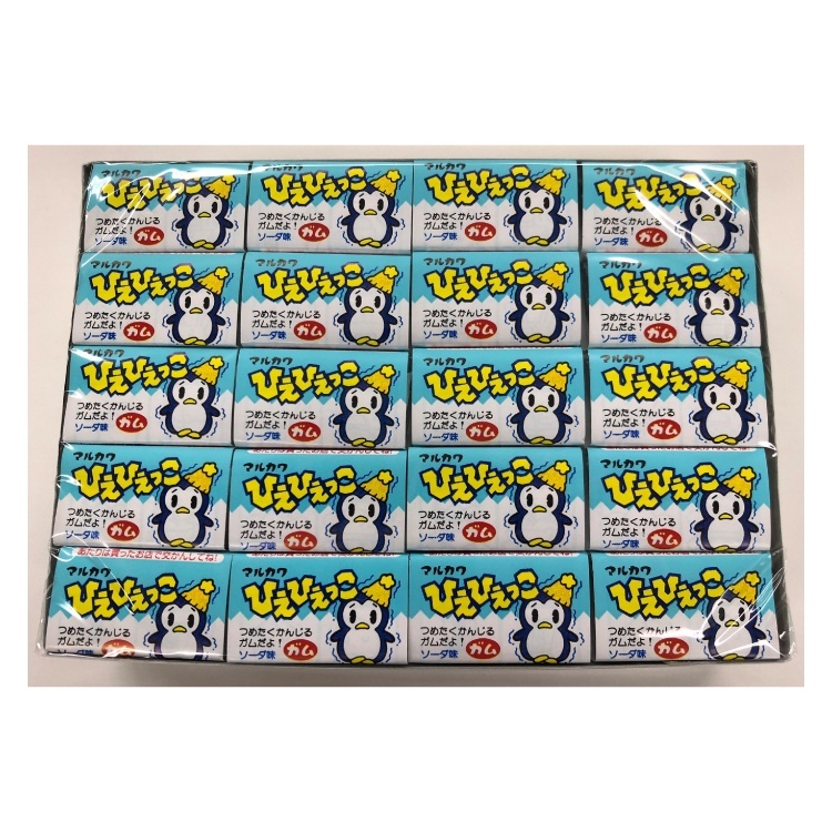 マルカワ ひえひえっこフーセンガム 60個入(55個＋あたり5個)×1個 駄菓子 ガム おやつ 子供会 遠足 まとめ買い 菓子