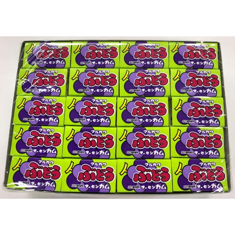 マルカワ ぶどうフーセンガム 60個入(55個＋あたり5個)×1個 駄菓子 ガム おやつ 子供会 遠足 まとめ買い 菓子