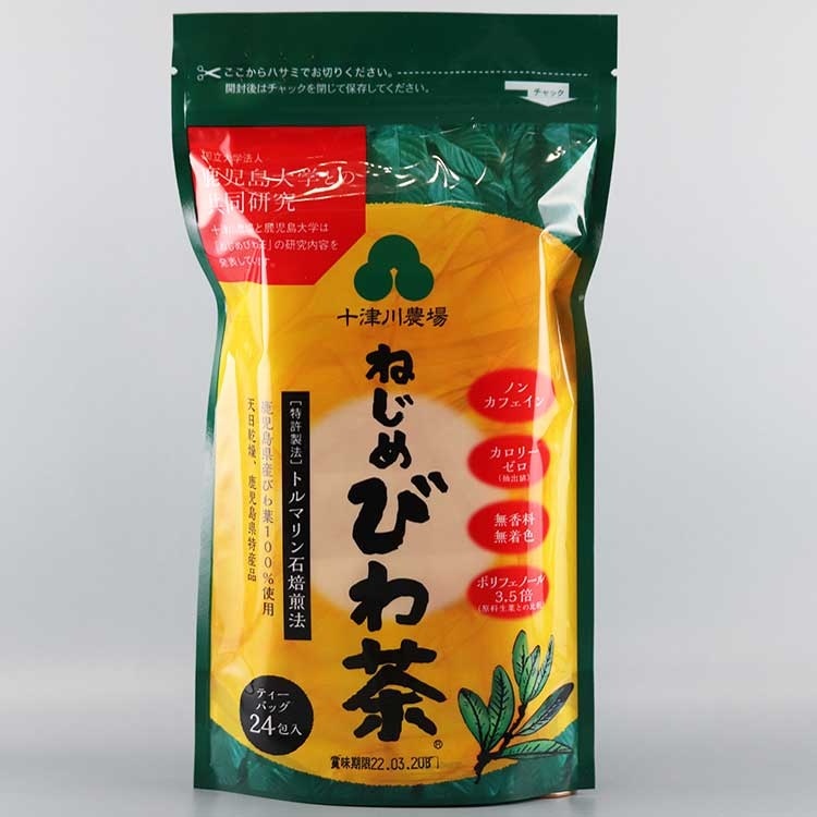 十津川農場 ねじめびわ茶 48g×1個 健康茶 ティーバッグ ノンカフェイン 飲料 ティータイム