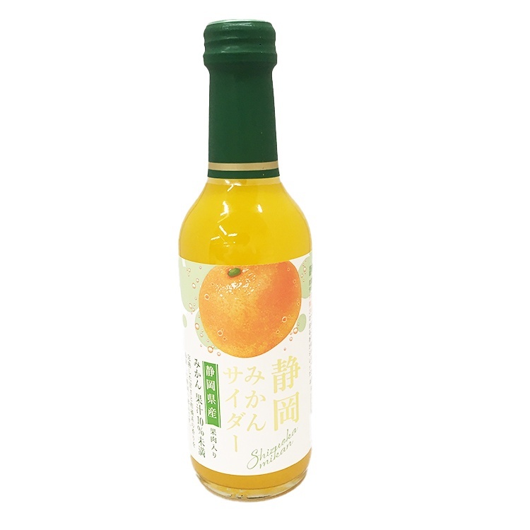 木村飲料 静岡みかんサイダー 240ml×1個 炭酸 飲料 ジュース 蜜柑 ご当地 ソーダ 瓶